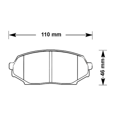 Carbotech CT525 front brake pads for the Gen 1 Mazda Miata